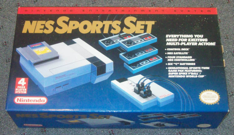 NINTENDO NES SPORT SET SYSTEM Brand New Unused RARE