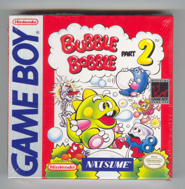 BUBBLE BOBBLE 2 Gameboy Brand New  Sealed Complete rare