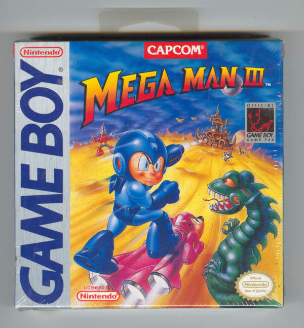 MEGA MAN 3 Gameboy Brand New Sealed Complete rare